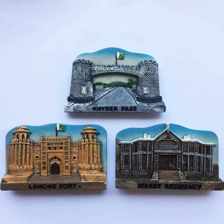 Asia Qatar Pakistan Laos Bhutan Jordan Palestine Tourist Souvenir Fridge Magnets Handicraft Magnetic Refrigerator Gifts