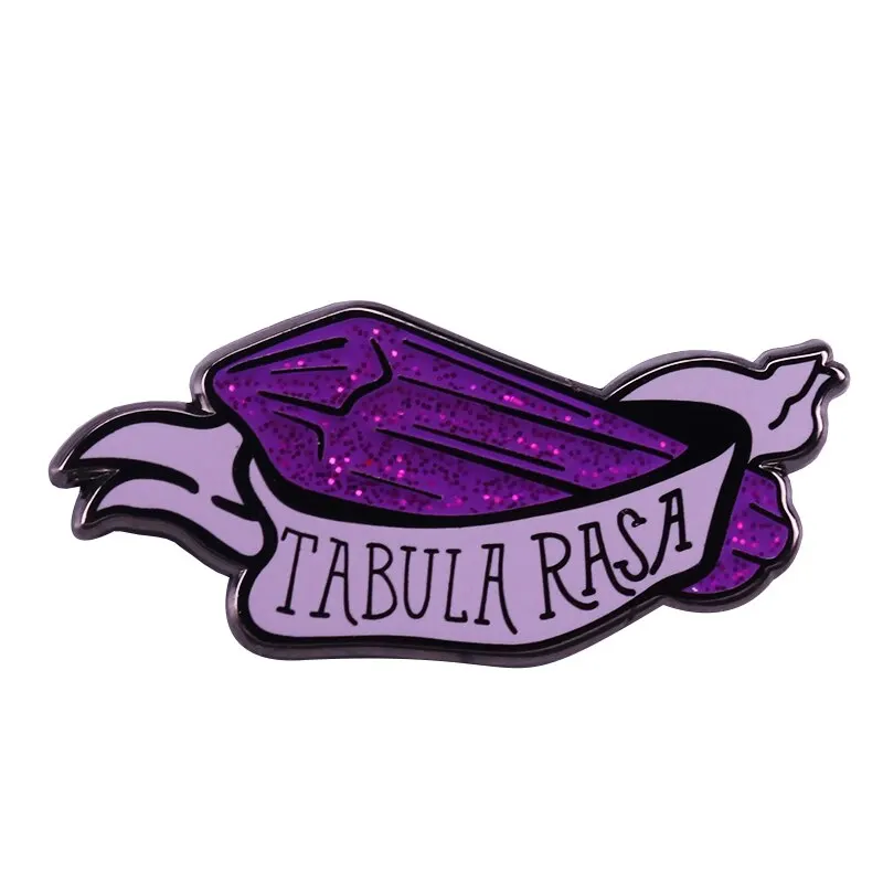 Crystal enamel pin Collection LGBTQ Glitter tabula Pastel Succulents quartz Gemstone brooch cluster Amethyst tabula rasa ...