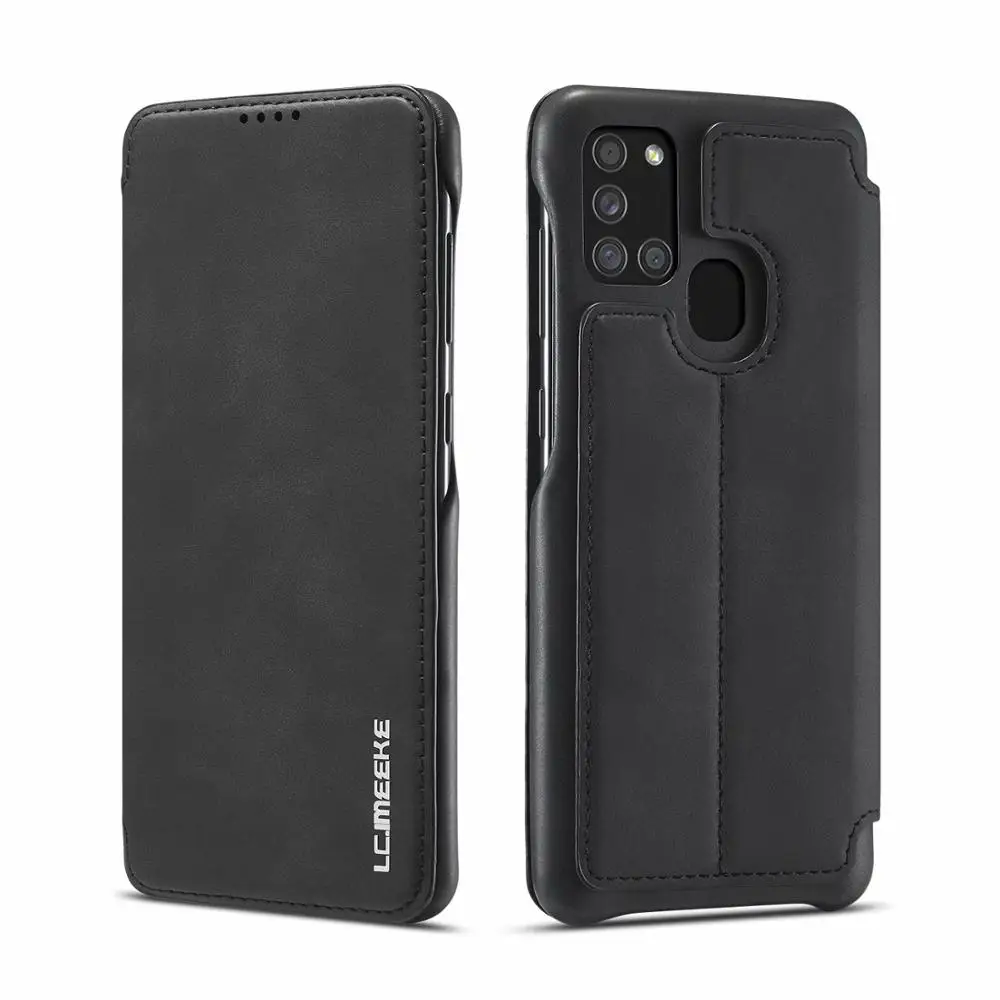 

Кожаный флип-чехол с подставкой для Samsung Galaxy A21S A31 A41 A51 A71 A50 A70 A20 A30 A20E, тонкий чехол в стиле ретро с магнитной подставкой
