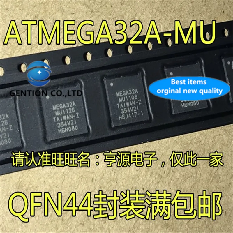 5Pcs ATMEGA32A ATMEGA32A-MU QFN44 32KB Microcontroller chip   in stock  100% new and original