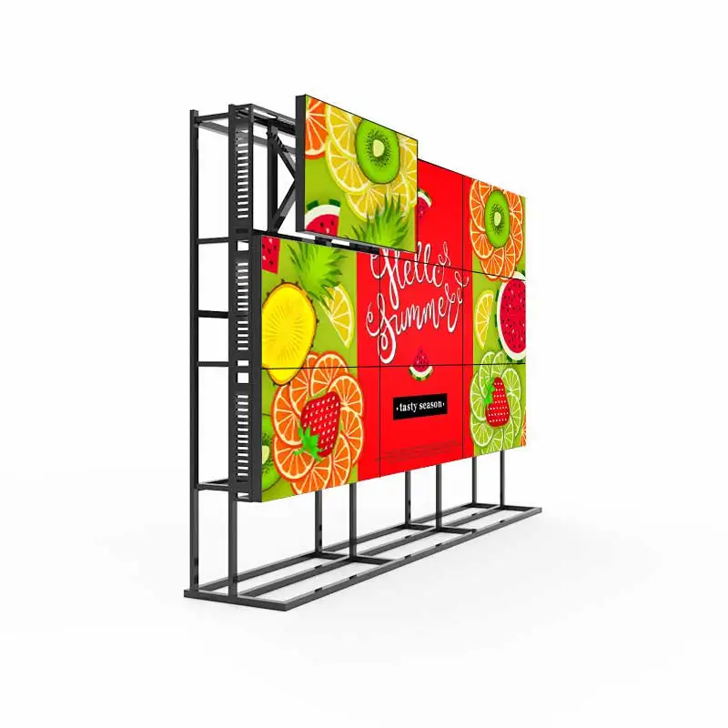 PENPOS LCD Monitor Factory Customized 49inch splicing 4k advertising screens seamless 1x4 2x2 lcd video wall display