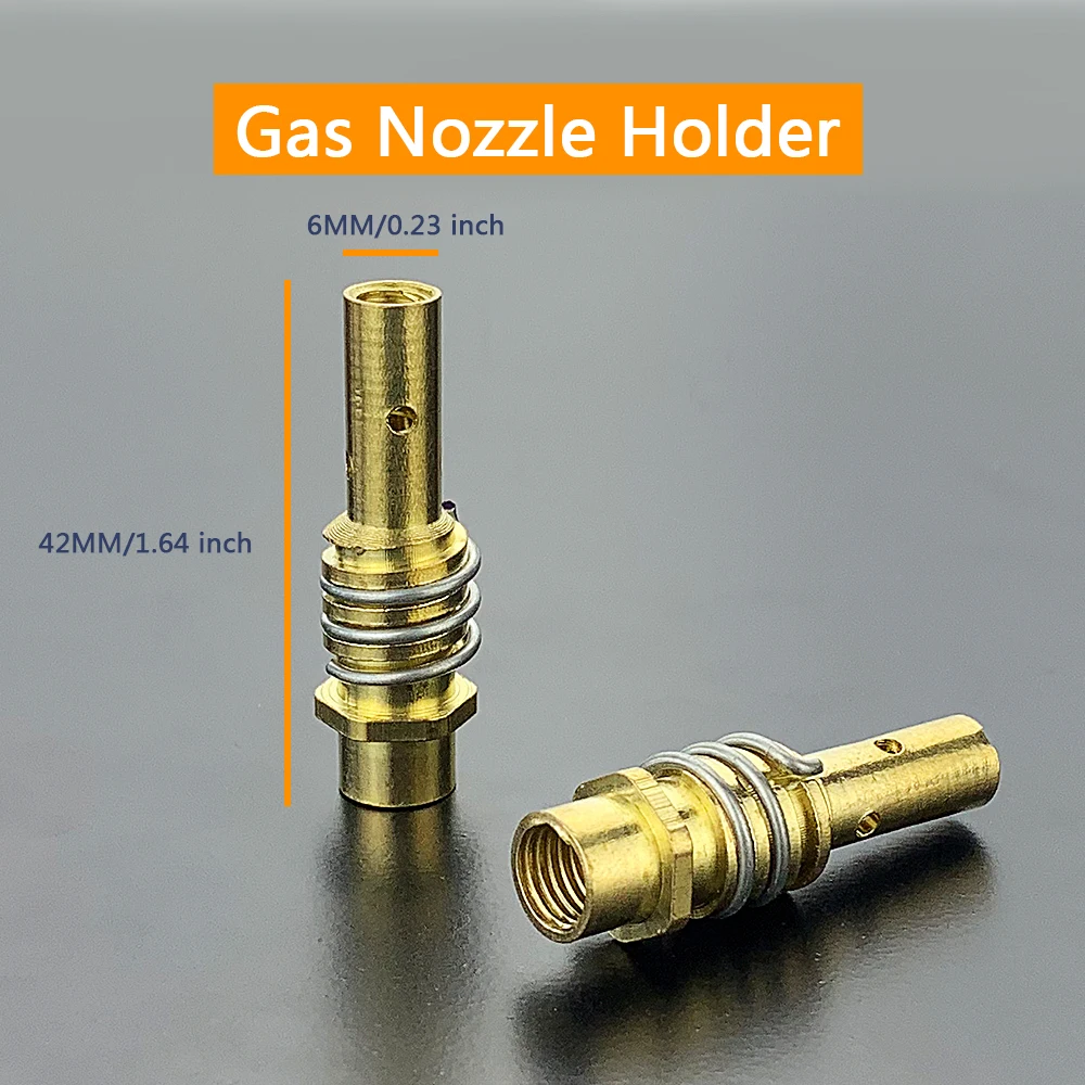 13Pcs Welding Torch Consumable  Nozzle 15AK Argon Arc  0.6/0.8/1.0/1.2mm Nozzle holder Contact Tip For 15AK MIG  Welding Torch