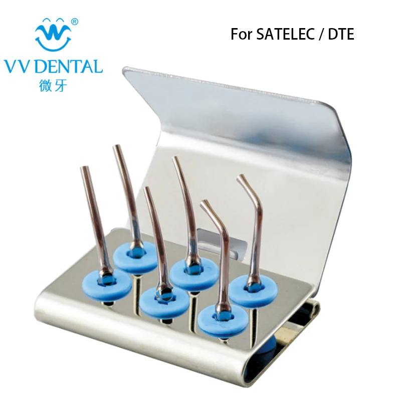 

VVDental Dental Ultrasonic Scaler Tips Prosthesis Tips Kit Compatible With SATELEC / DTE CD1,CD2,CD3