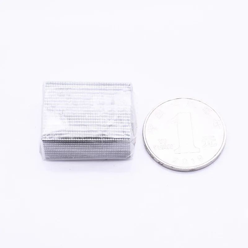 Mini ímã redondo n35 1x1mm 1mm, ímã de neodímio permanente ndfeb, ímãs super fortes 1*1mm 1mm x 1mm