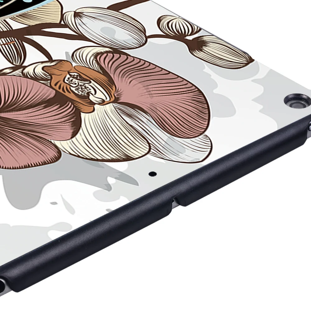 Anti-fall Fashion High Quality Plastic Hard Shell Tablet Case for Apple IPad 8 2020 10.2 Inch Butterfly Series Case + Pen