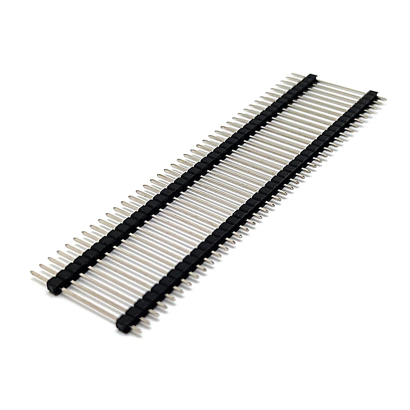 5PCS 40 Pin 1x40 2-Way Single Row Male 2.54 Breakable Pin Header Connector Strip for Arduino