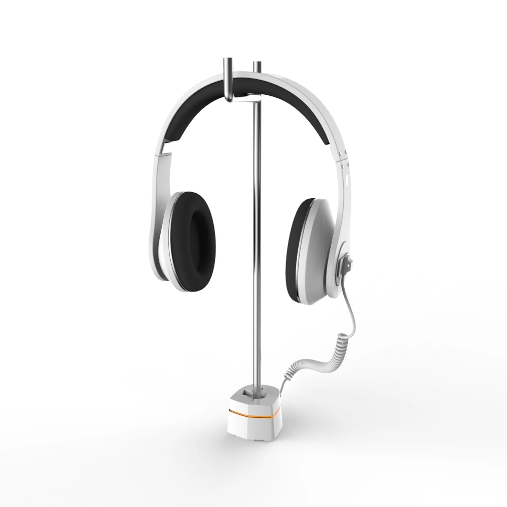 

New Design Headphone Display Security stand for Headphones, Headsets earphone Alarm System Stand