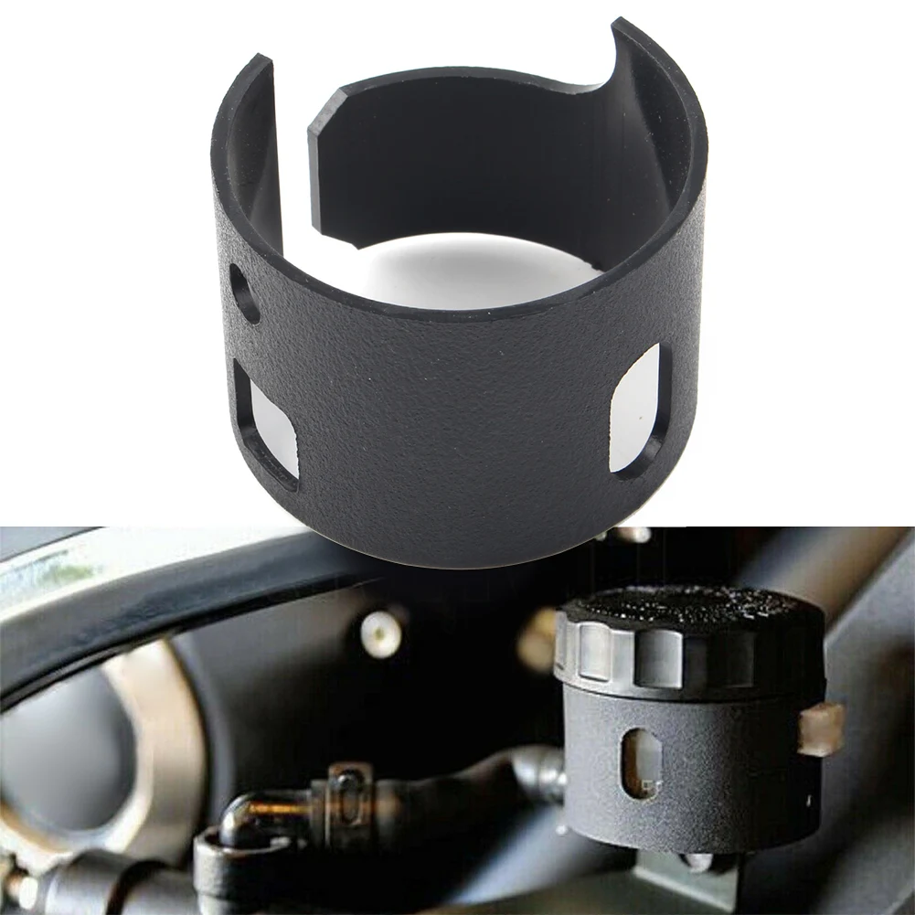 Motorbike Reservoir Cover Cap Rear Brake Guard For Victory Cross Country Roads XC XR Hard Ball X-1 Stealth  ABS Plastic Black