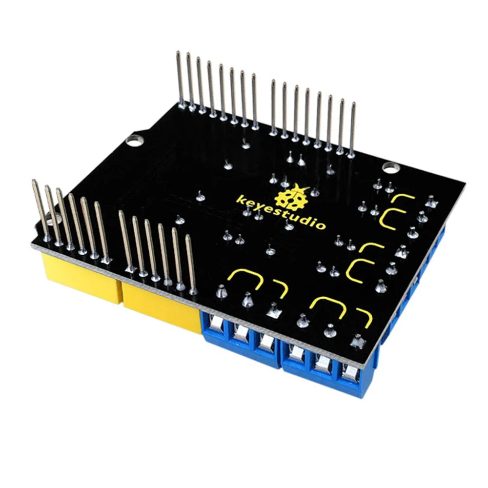 Keystudio – Module de bouclier de relais pour Arduino UNO R3, 4 canaux, 5V