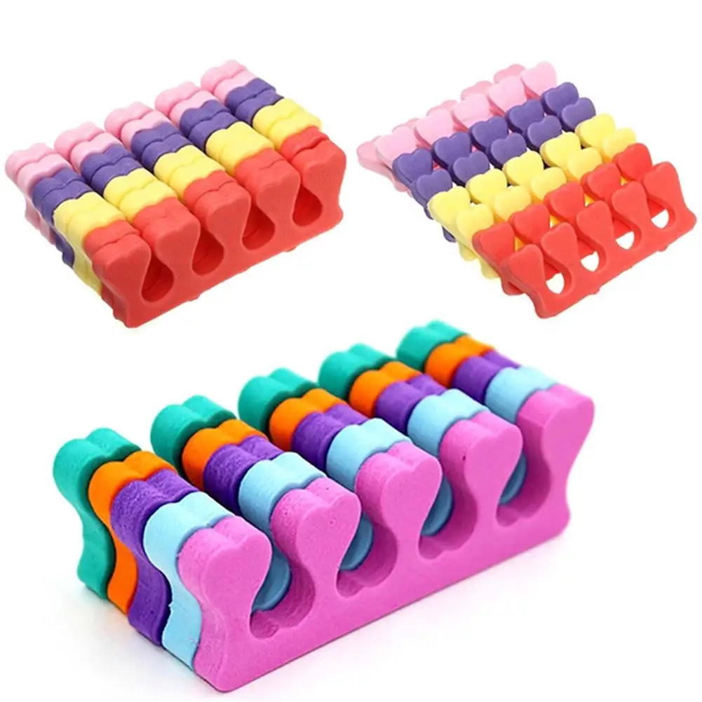 

10/20Pcs Soft Sponge Nail Art Finger Toe Separator Nail Extending Painting Coating Anti Touch Separate Manicure Accessories Tool