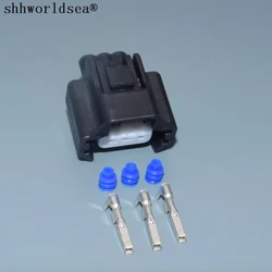 shhworldsea 3 Pin auto connectors 23731-6N21A Crankshaft Position sensor Connector Plug Harness For Nissan Oxygen Sensor Plug