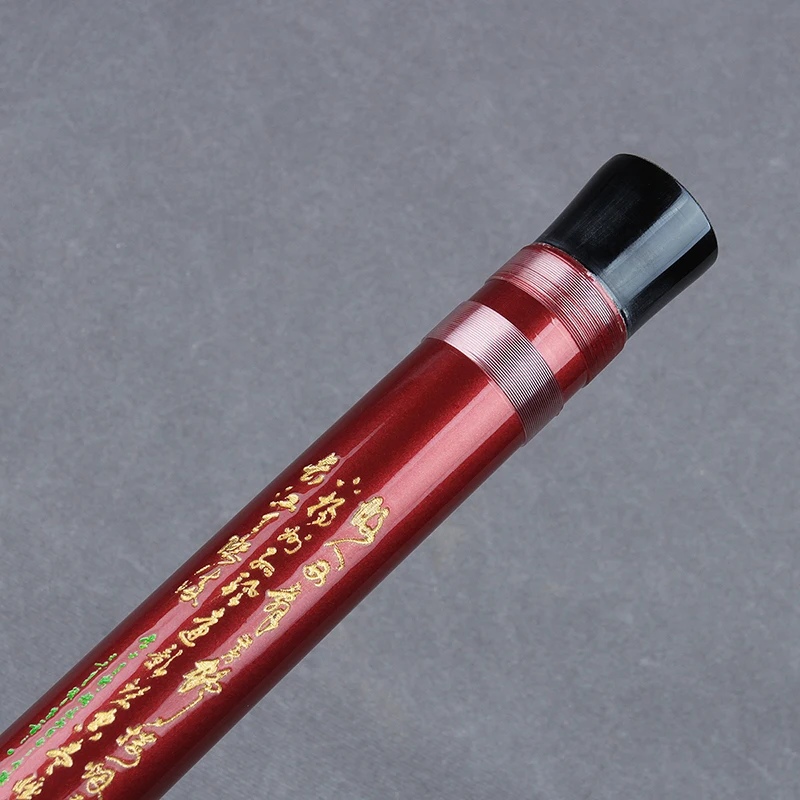 C/D/E/F/G Key Separable Wine Color With Transparent Line Musical Instrument  Handmade Woodwind Bamboo Flute Dizi