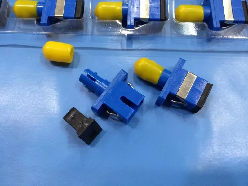 Adaptador de fibra óptica SC-ST simplex monomodo st para sc ftth acoplador sc upc conector de fibra óptica, elink, frete grátis, 100 peças
