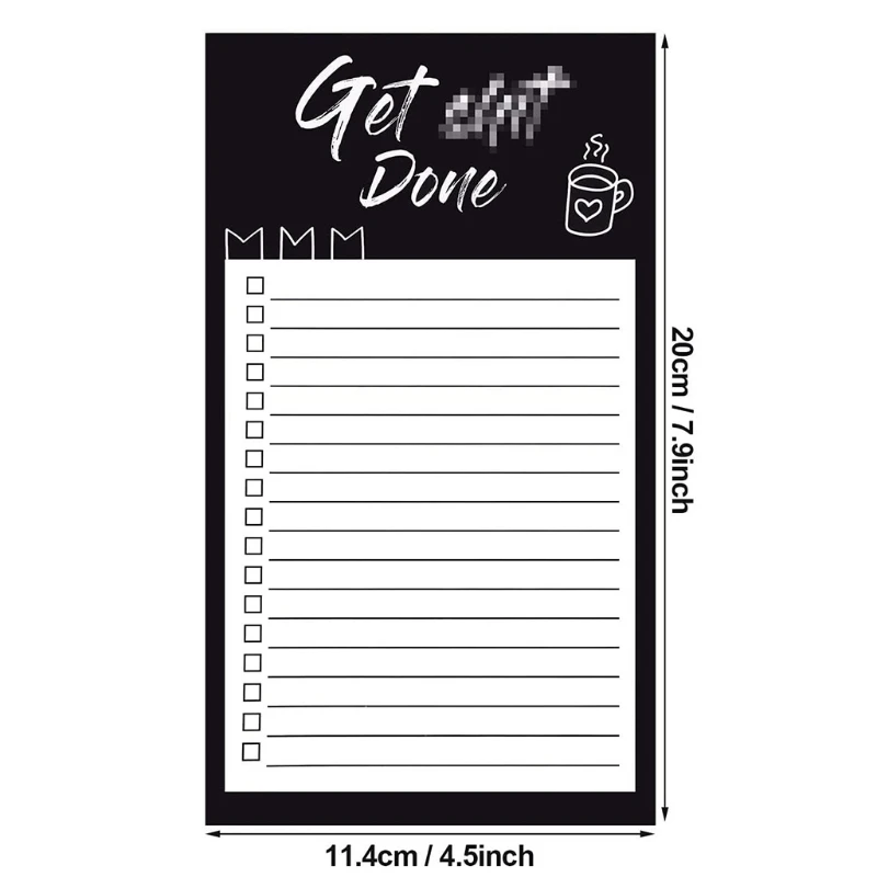 2022 Từ Mới Làm Danh Sách Notepad Cho Tủ Lạnh Hàng Ngày Kiểm Tra Bàn Thắng Nhắc Nhở 50 Tờ