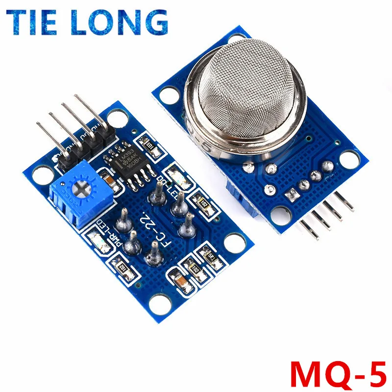 MQ-2 MQ-3 MQ-4 MQ-5 MQ-6 MQ-7 MQ-8 MQ-9 MQ-135 di Rilevamento di Fumo metano liquefatto Modulo Sensore di Gas per Arduino Starter Kit FAI DA TE