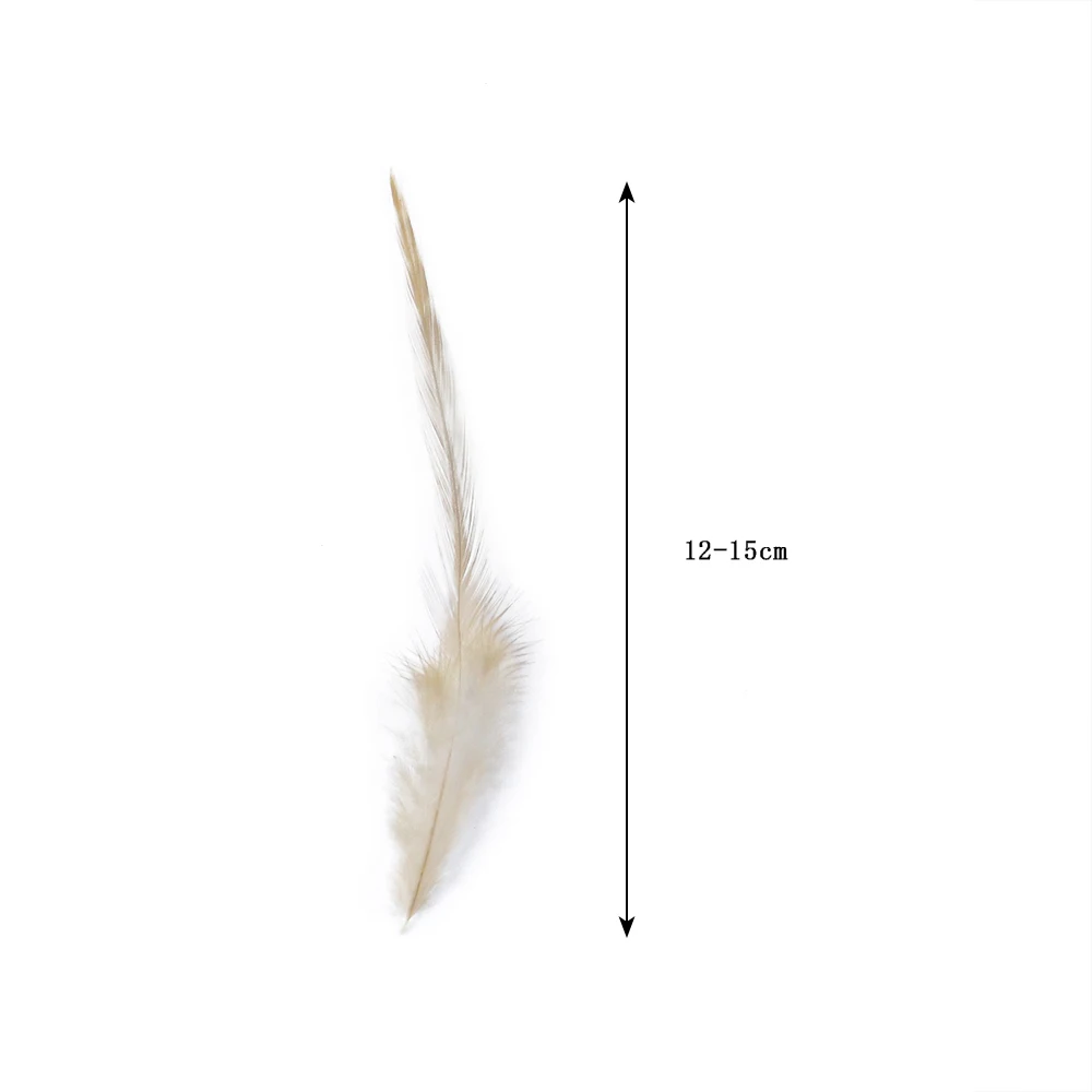 Natural Rooster Saddle feather 4-6inch Dyeing Chicken feathers for Diy Jewerly Clothing Accessories Crafts feathers