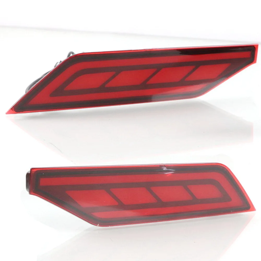 

July King Car Brake Lights for Mitsubishi Pajero Sport Montero Sport 2020+, LED Red Brake Light + Night Running Light DRL, B