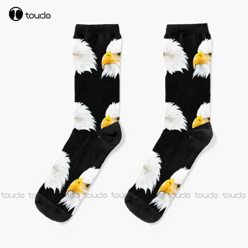 Bald Eagle Socks Unisex Adult Teen Youth Socks Personalized Custom 360° Digital Print Hd High Quality  Christmas Gift Funny Sock