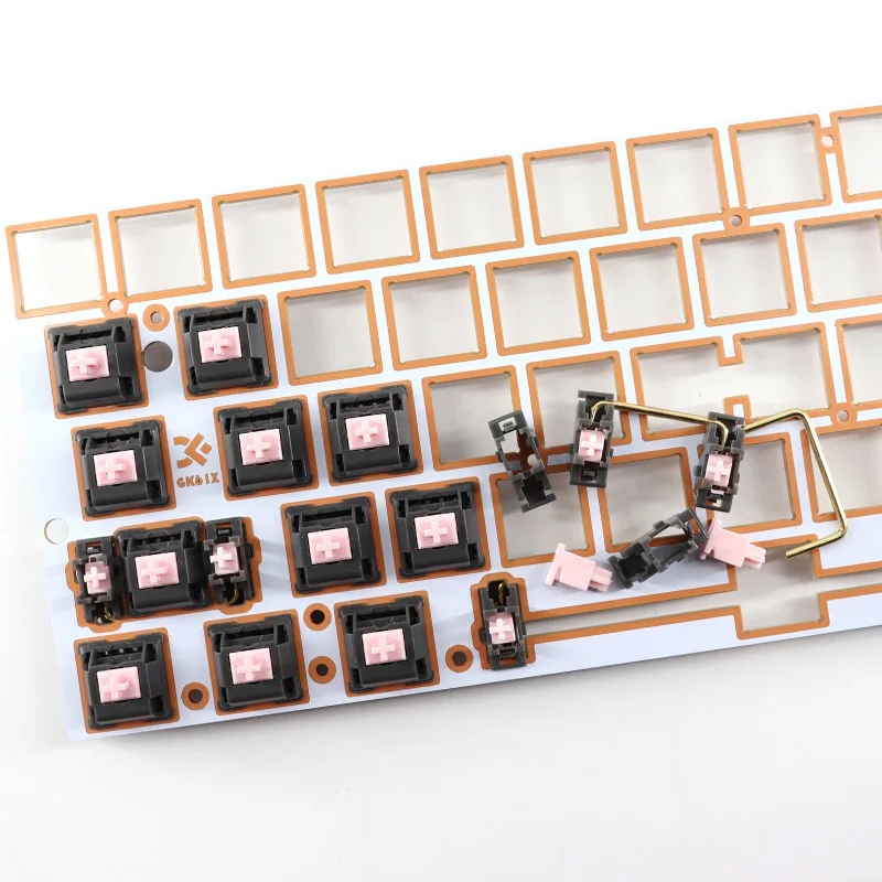 CuXiu Alpaca Switch Plate Stabilizer Customized Repair Plate Mounted Stabilizers for Mechanical Keyboard GK61 GK64 RK61 GH60