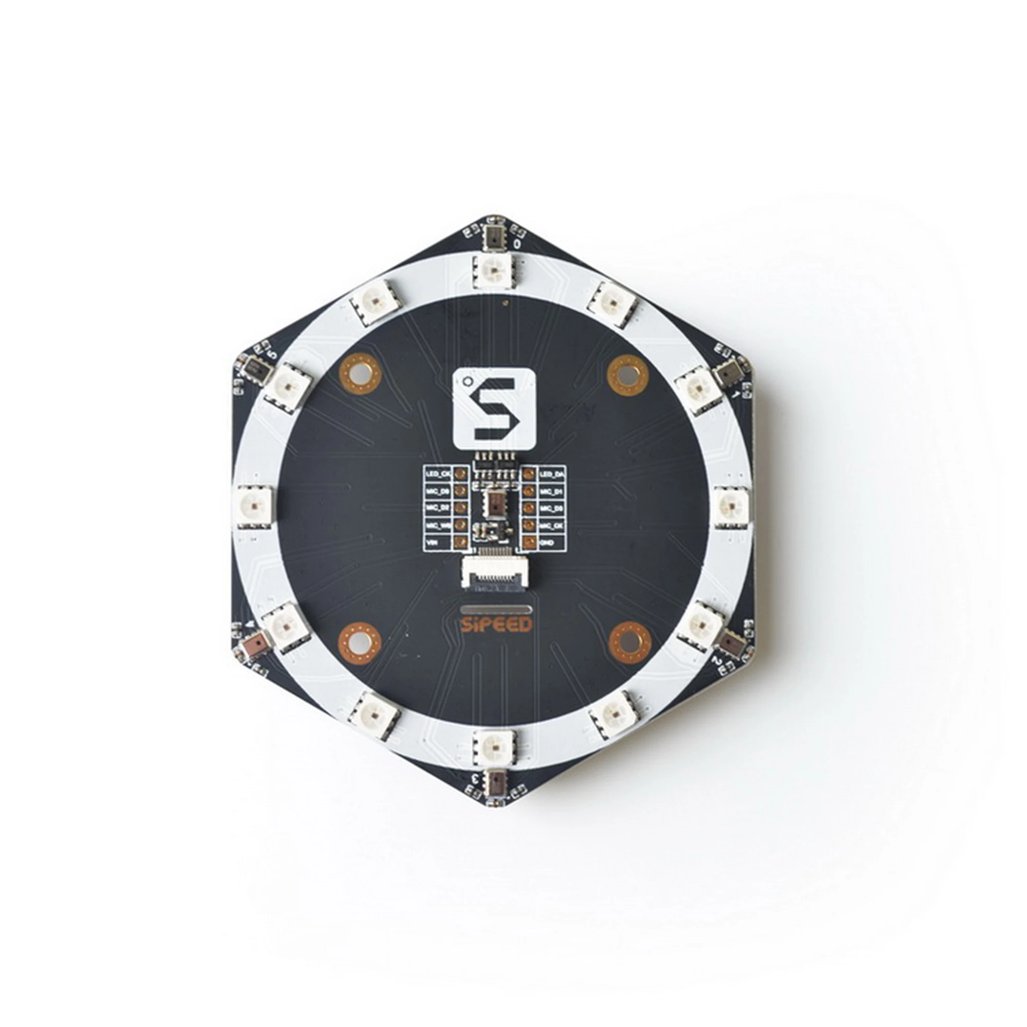 Sipeed 6 + 1 Mic Array localizzazione della sorgente sonora Beamforming riconoscimento vocale microfono Array Sipeed autentico