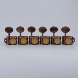 Vintage Bronze Lock String Tuners Electric Guitar Machine Heads Tuners For ST TL Guitar Tuning Pegs