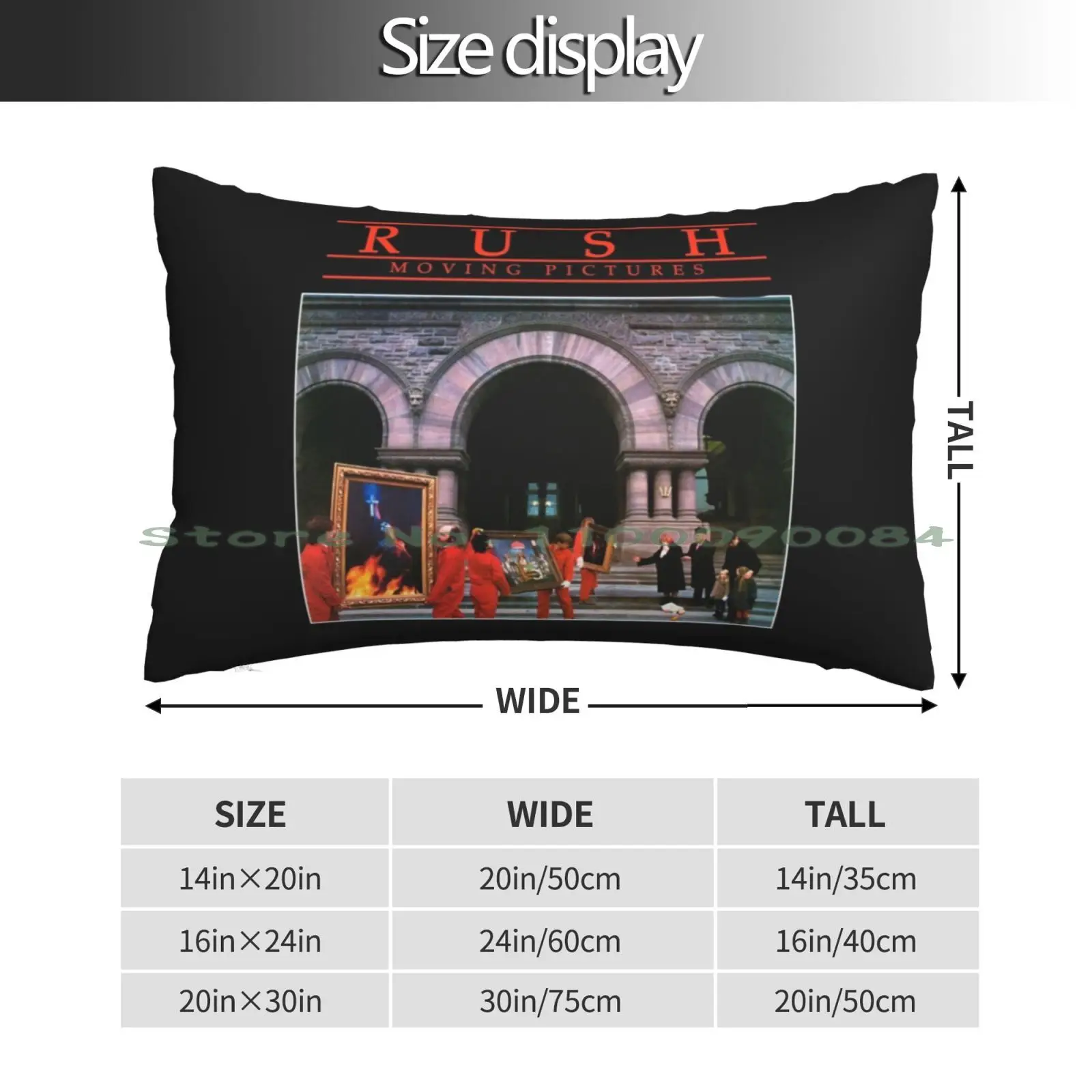 Moving Pictures-Rush Pillow Case 20x30 50*75 Sofa Bedroom Kiiroitori Kids Funny Rilakkuma And Korilakkuma Kawaii Japan Cute