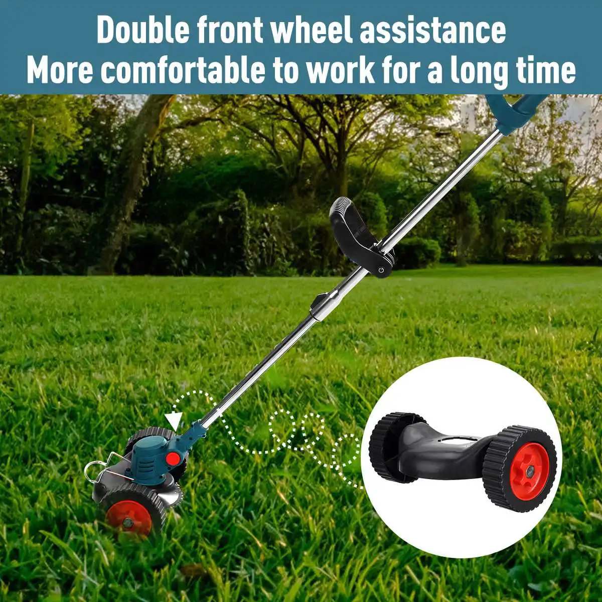 35000Rpm 1800W ไร้สาย Trimmer 2แบตเตอรี่ Super Power Auto-Release ไฟฟ้าเครื่องตัดหญ้าสวนตัดแต่งกิ่งเครื่องมือ Weeders