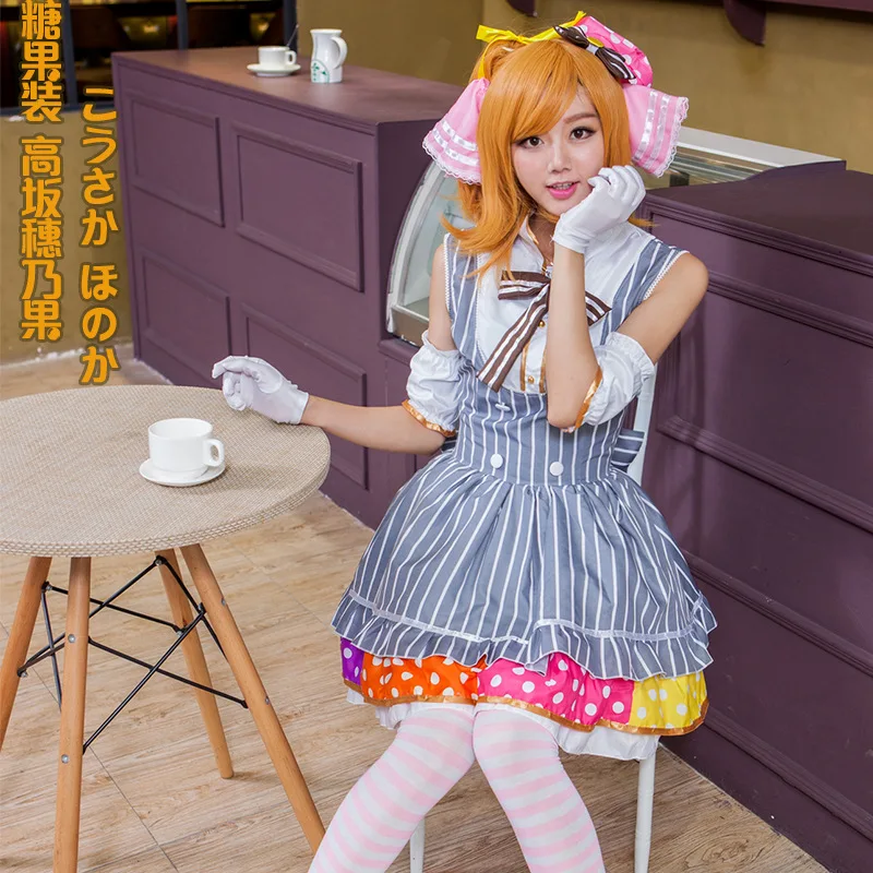 Anime kochaj życie kostium Cosplay Kosaka Honoka dla kobiety dziewczyna Halloween Carnevale kostiumy ubrania