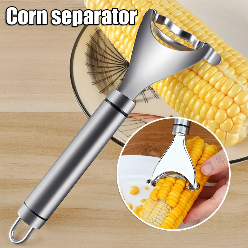 Magic Corn Peeler Stainless Steel Corn Cob Peeler Convenient Corn Stripper Tool For Kitchen Cooking tools Kitchen Cob Remover