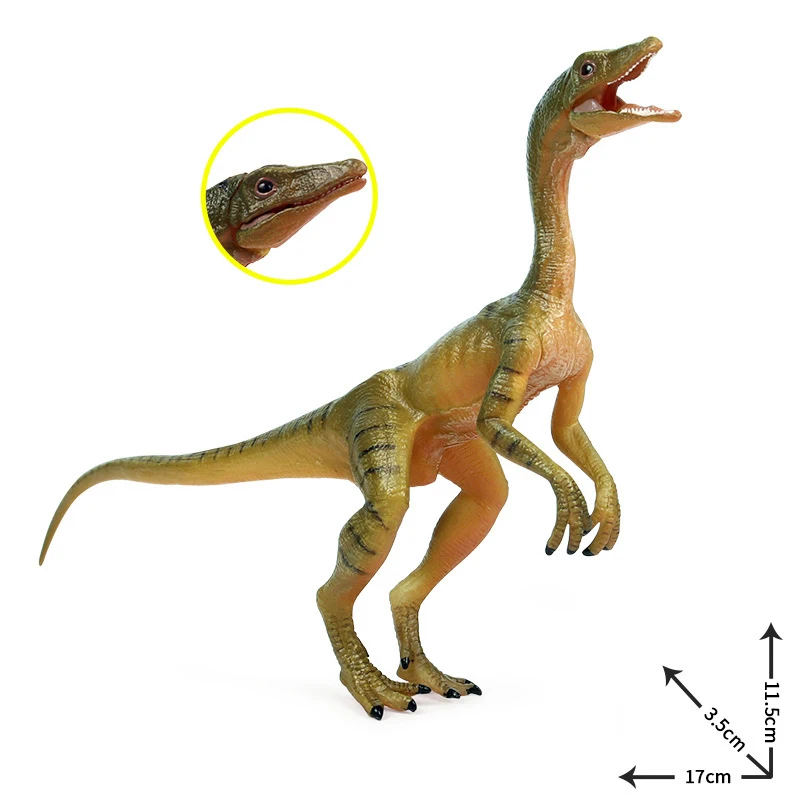 New Animal Figurine Jurassic Dinosaur World Model Compsognathus Carnivorous Dinosaur Action Figure PVC Collection Kids Toy Gifts