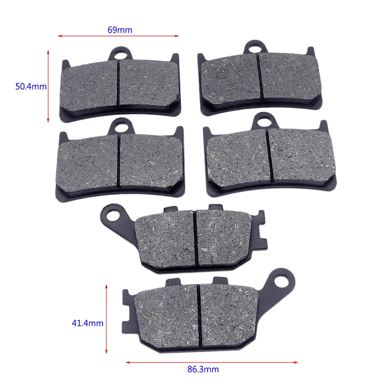 Motorcycle Front Rear Brake Pads Disc For Yamaha YZFR6 YZF600 2003-2015 MT-07 MT-09 MT07 MT09 2014 2015 2016 MT 07 09