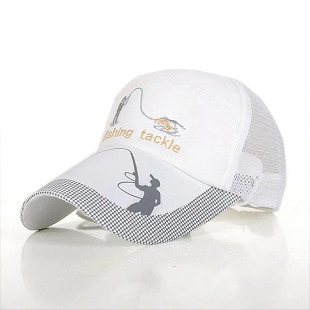 Cap Adjustable Sun Protection Cotton Mesh Baseball Cap for Outdoor одежда для рыбалки Fishing Caps