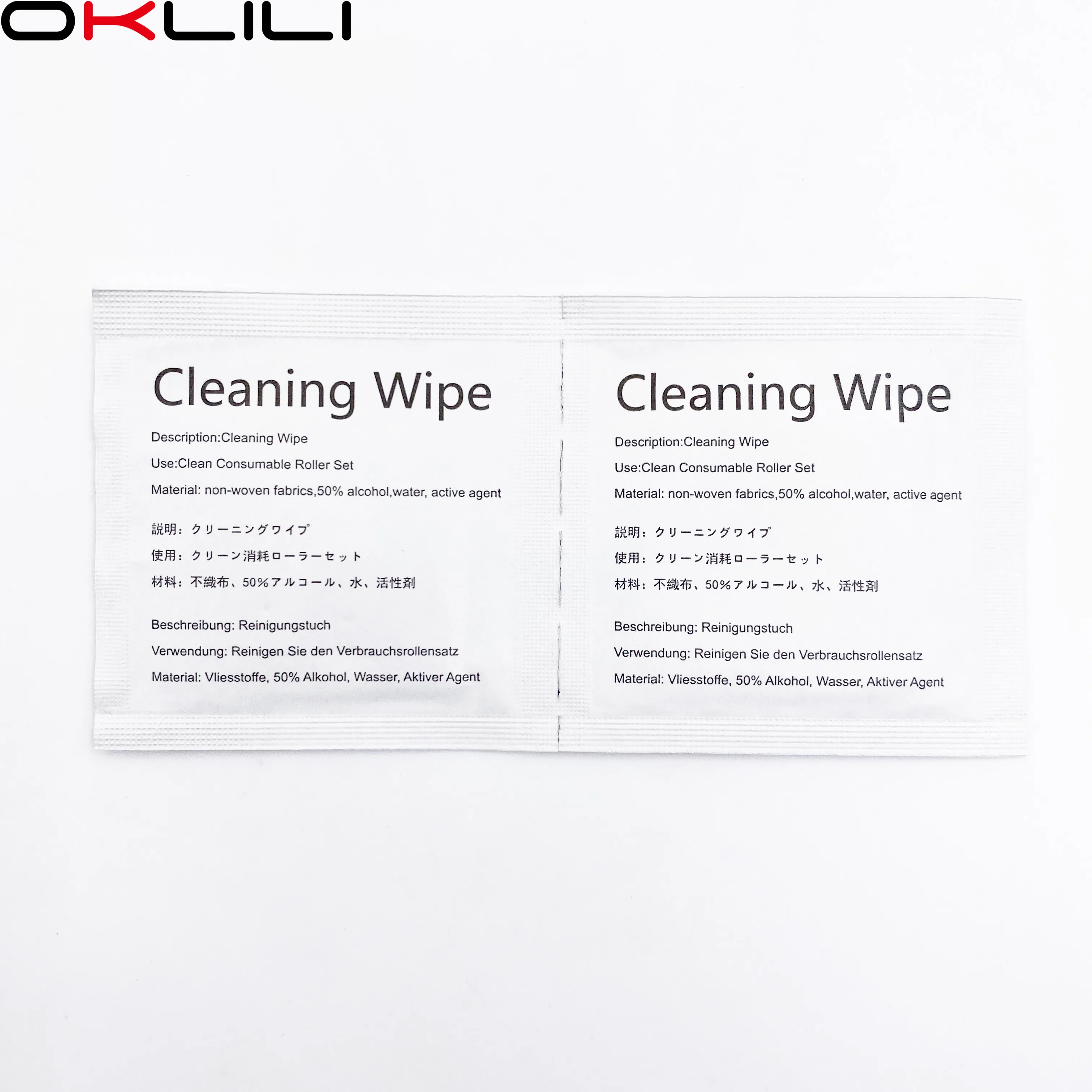 50PC PA03950-0419 FI-C100CW Moist Pre-Moist Moistened Cleaning Wipe Wipes 6x6cm Cleaning Supplies for Fujitsu Scanner Consumable