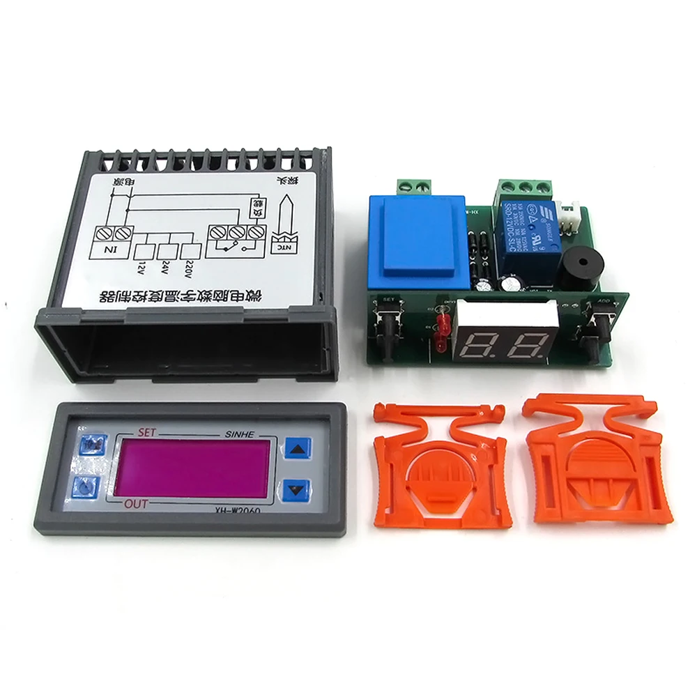 W2060 디지털 온도 조절기 냉장고 냉동고 냉장 디지털 디스플레이 온도 조절기, 온도 조절 스위치