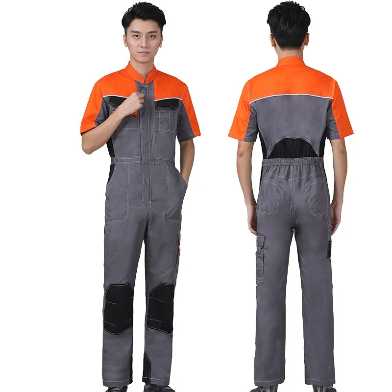 Fabrik Arbeitskleidung für Männer Sommer Arbeitsoveralls Arbeitskleidung Uniformen Mode Werkzeug Overalls Arbeiter Mechaniker Overalls