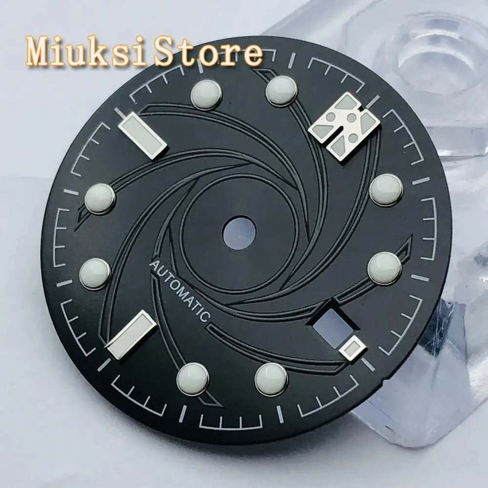 Bliger 1pcs 31mm blue/green/black/gray sterile dial for ETA 2836/2824,Mingzhu DG2813/3804,Sea gull1612,Miyota 82 series movement