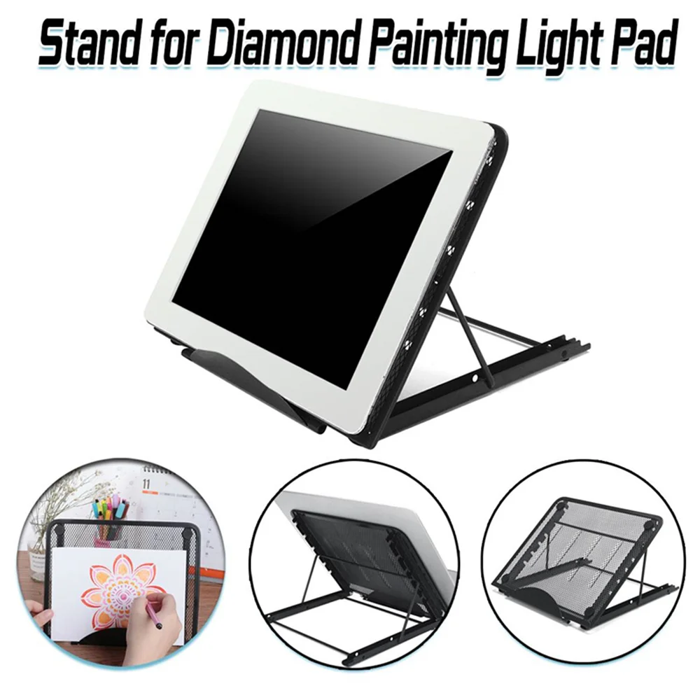 Foldable Stand for 5D Diamond Painting Light Pad Copy Platform Bracket Base Diamond Painting Copy Desk Laptop Computer Holder