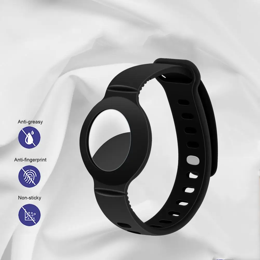Soft ซิลิโคนสำหรับ Apple AirTags สายคล้อง Anti-Scratch สัตว์เลี้ยง Collar แหวนป้องกันสำหรับ AirTags นาฬิกาผิว