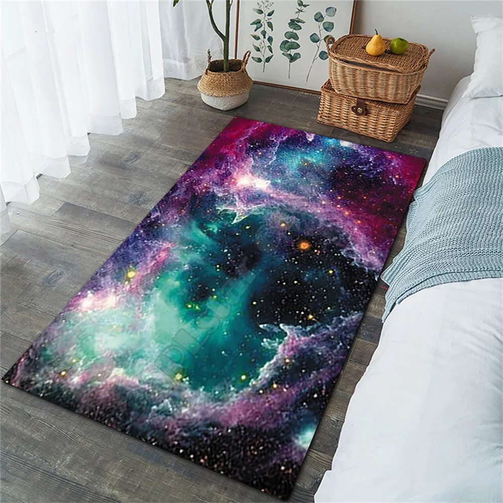 Galaxy Area Rug 3D All Over Printed Non-slip Mat Dining Room Living Room Soft Bedroom Carpet 01