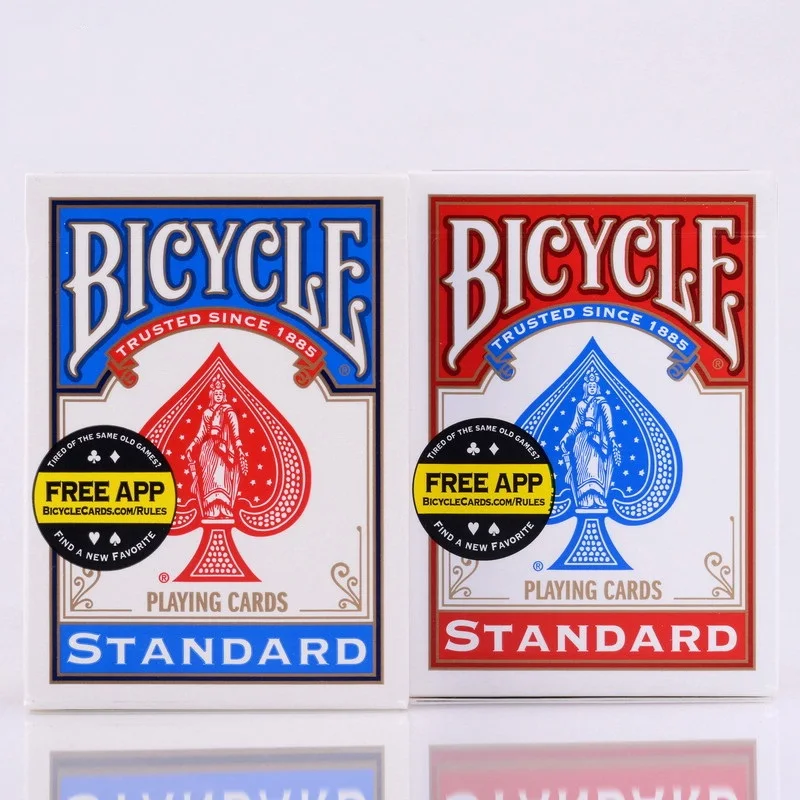 2pcs/Set USA Native Bicycle Deck Red&Blue Magic Regular Playing Cards Rider Back Standard Decks Magic Trick 808 Sealed Decks