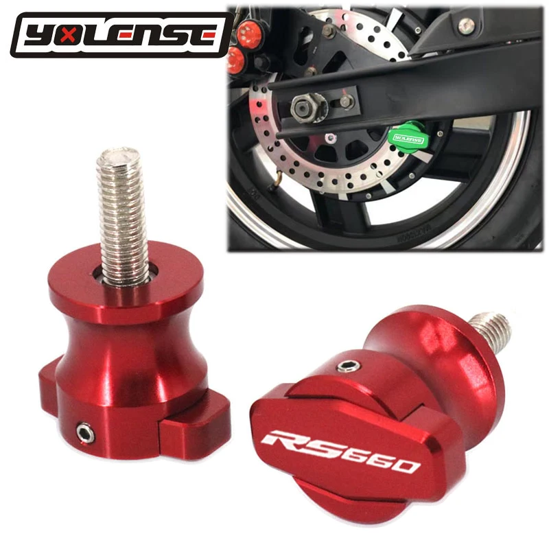 Bingkai aluminium sepeda motor CNC dudukan sekrup Slider Swingarm Spools Slider untuk Aprilia RS 660 RS660 2020-2023 660 Tuono