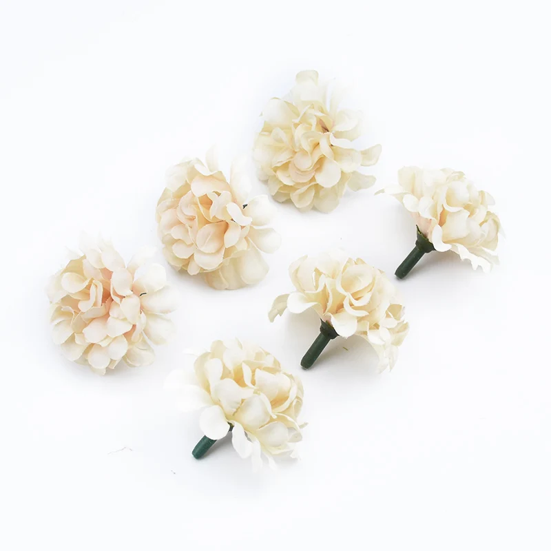 10/30pcs Seide Nelken kopf künstliche Blumen für die Heim dekoration Hochzeit Braut zubehör Clearance DIY Geschenke Candy Box – Detail 8