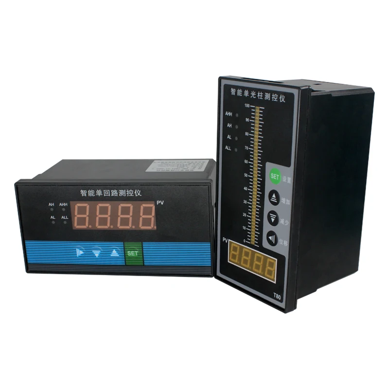 T80 Intelligent Single Light Column Measurement Control Instrument Level Display level Gauge Controller with Alarm Output