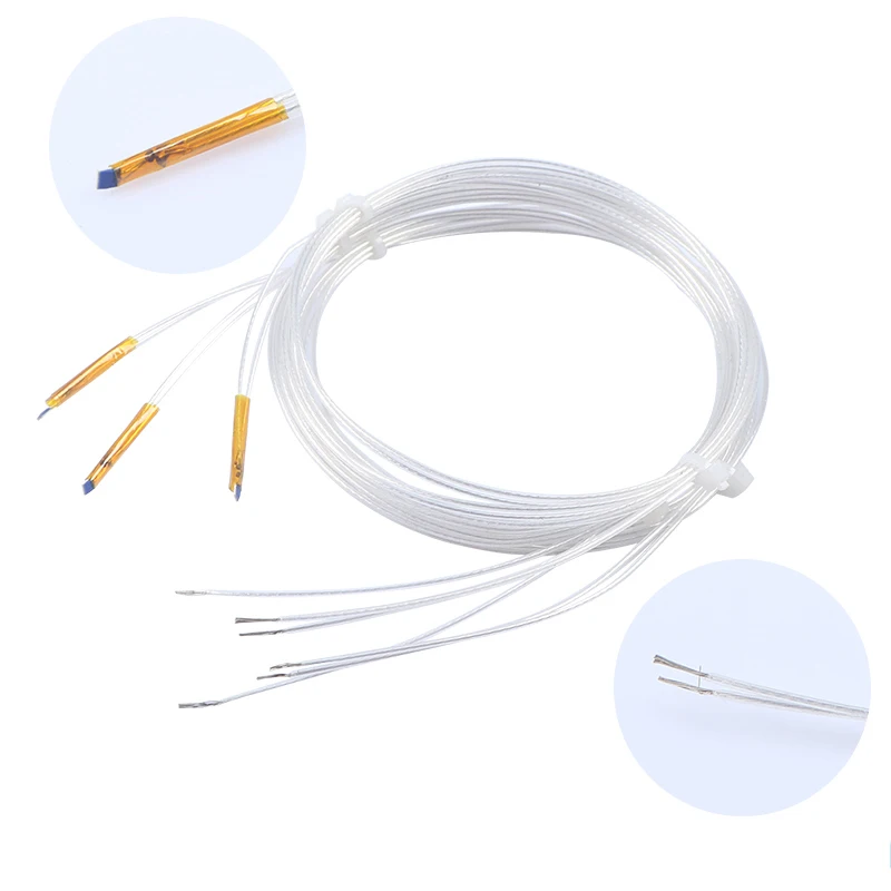 10pcs PT100 platinum thermal resistance temperature sensor, surface mount type, small size temperature probe PT1000