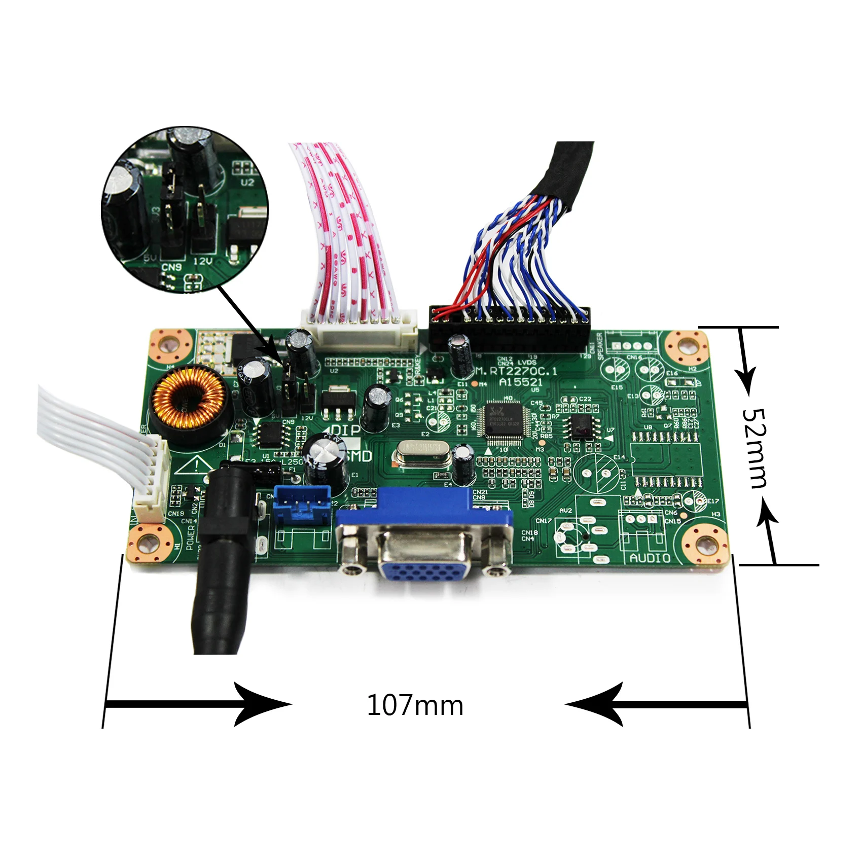 Tela lcd 191920x1080 40pin tela de laptop com placa controladora vga lcd