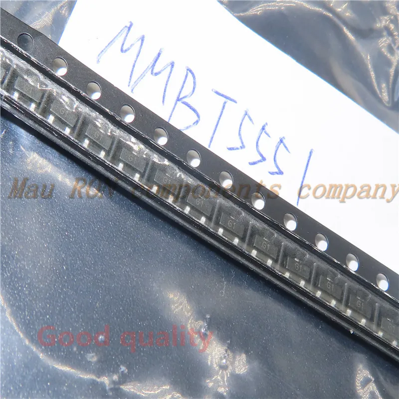 

100PCS/LOT 2N5551 SOT23 MMBT5551 G1 SOT23-3 Bipolar Transistors - BJT PNP Transistor New original In Stock