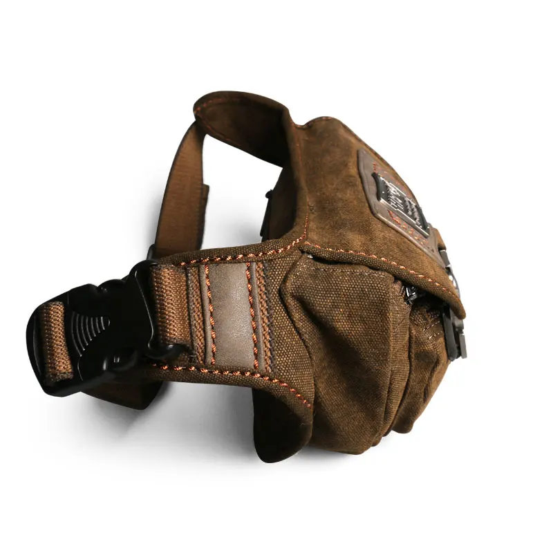 Ruil Retro Men Waist Pouch Wear Resistant Canvas Travel Phone Bag High-Quality Toolkit Vintage Package