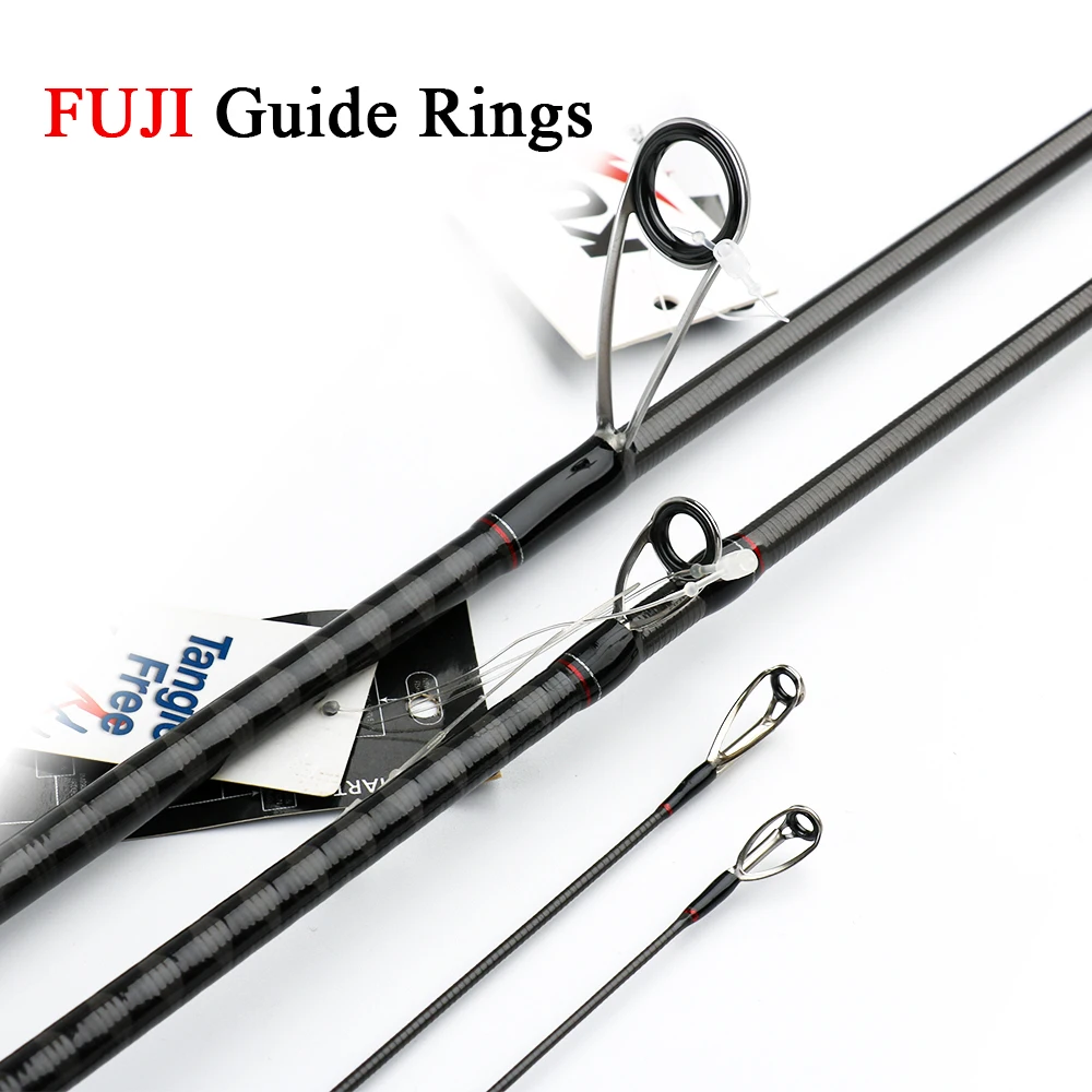 KUYING Leadership 2.16m 2.28m 2.4m 2.58m Spinning Casting Lure Fishing Rod Pole Carbon Cane FUJI Medium Fast Universal