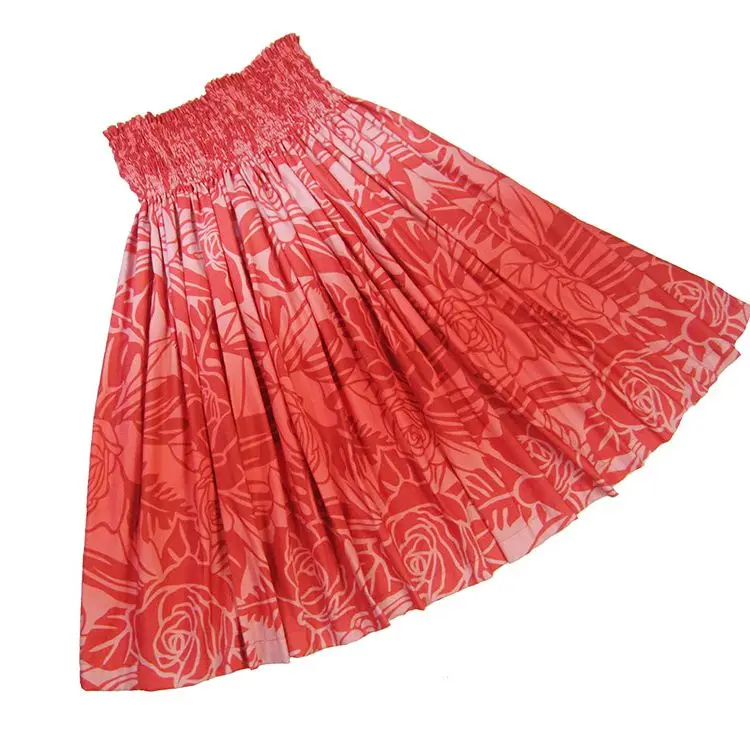 

Free Shipping HS00019-2 12Pcs/lot 3Color Hula Pa'u Skirt W Hula Floral Print Women Wear Party Decoration Fashion Dress Wholesale