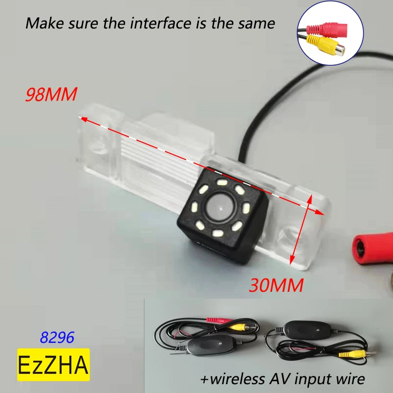 

4LED light Dynamic Trajectory Rear View Camera For Opel Antara 2007 2008 2009 2010 2011 2012 2013 2014 2015 Car Parking Monito